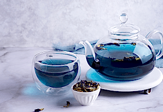 Что за синий чай - полезные свойства и как его пить