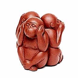 Фэн Шуй "Три обезьяны", Чжу Ни