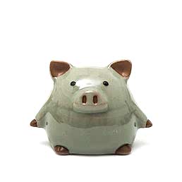 Фэн Шуй "Свинья", селадон