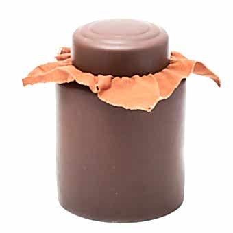 Чайница, глина 14х19см