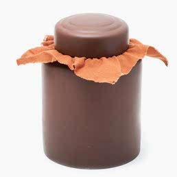 Чайница, глина 14х19см