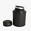 Банка для чая, черная, жесть, 14х20см 