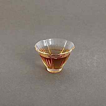 Чашка, "Бутон", стекло, 25 мл