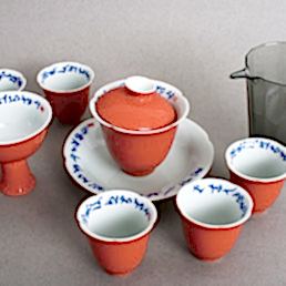 Набор "Чу Сянь Фан Хон", фарфор, 9 предметов