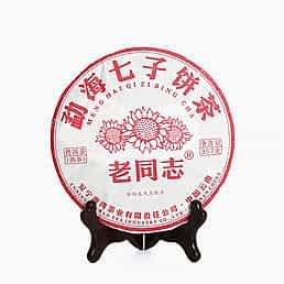 Пуэр Блин Шу "Менг Хай Цзи Бин Ча", Лао Тун Чжи, 2022г, 357г