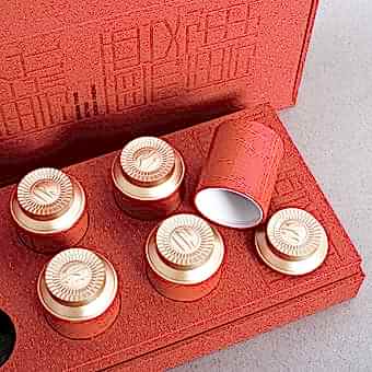 Подарочная коробка, "Heritege", 6 банок 7х4,5 см арт. 7540 Подарочная коробка, "Heritege", 6 банок 7х4,5 см