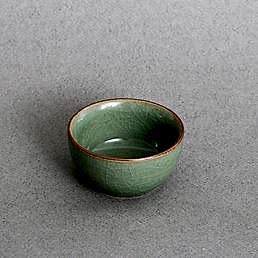Чашка "Полукруг", селадон, зелёная, 50 мл
