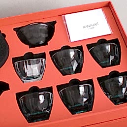 Набор, горный хрусталь, 9 предметов